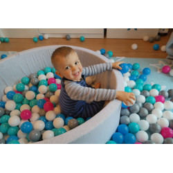 Piscina infantil de bolas para niños, 150 piezas
